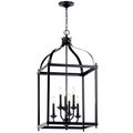 Product Image of Larkin 36.25" 6 Light Pendant (Black)