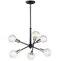 Product Image of Armstrong 27.75" 6 Light Chandelier (Black)