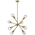 Product Image of Armstrong 26" 8 Light Chandelier (Natural Brass)