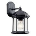 Product Image of Barrie 10.25" 1 Light Outdoor Wall Light w/ Clear Beveled Glass (Black)