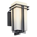Product Image of Tremillo 11.75" 1 Light Outdoor Wall Light w/ Satin Etched Cased Opal (Black)