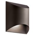 Product Image of Wesley 7.5" LED Outdoor 1 Light Wall Light in Textured (Architectural Bronze)