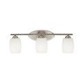 Product Image of Eileen 24" 3 Light Vanity Light w/ Satin Etched Cased Opal Glass (Brushed Nickel)