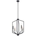 Product Image of Armand 27" 4 Light Foyer Pendant (Black/Bronze)