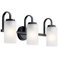 Product Image of Kennewick 2 Light Vanity Light w/ Etched Glass (Olde Bronze)