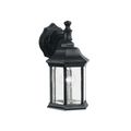 Product Image of Chesapeake 11.75" 1 Light Outdoor Wall Light w/ Clear Beveled Glass (Black)