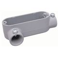 Product Image of 1/2" LR Body, EMT Aluminum Conduit Body, Form Set Screw, EBLR-1