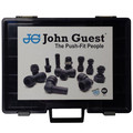 Product Image of 1/4", 3/8" OD Black Polypropylene Service and Repair Water Filtration Fittings Kit (101 Fittings)