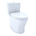 Product Image of MS646124CEMFGN#01 Aquia IV 1-Piece Elongated Dual Flush 1.28 & 0.9 GPF Universal Height, Washlet + Ready Toilet w/ CEFIONTECT (Cotton White)