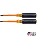 Product Image of Screwdriver Set, 1000V Insulated Slotted and Phillips, 2-Piece, 33532-INS