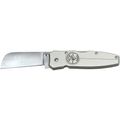 Product Image of Lightweight Lockback Knife 2-1/2" Coping Blade, Silver Handle, 44007