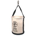 Product Image of Canvas Bucket, Wide Straight-Wall with Pocket, Swivel Snap, 12", 5109PS