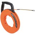 Product Image of Multi-Groove Fiberglass Fish Tape with Spiral Steel Leader, 100', 56380