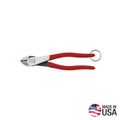 Product Image of Diagonal Cutting Pliers, High-Leverage, Tie Ring, 8", D228-8TT