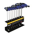 Product Image of Hex Kit Set, Metric, Ball End T-Handle, 6" with Stand, 8-Piece, JTH68MB