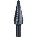 Product Image of 9-Step Drill Bit, 3/8" Hex, Double Straight Flute, 1/4" to 3/4", KTSB03