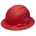 Product Image of Full Brim Vented Hard Hat, Type 1 Class C (Red)