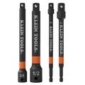 Product Image of 4 Piece Impact Driver and Socket Extension Bar Set (3/8" & 1/2")