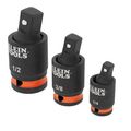 Product Image of 3 Piece Impact Wrench Swivel Socket Adapter Set (1/4", 3/8", 1/2")