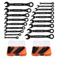 Product Image of Ratchet Combo Wrench Set, 18 Piece, 69418CG