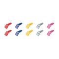 Product Image of 10 Piece KNIPEXTEND ColorCoded Clips (Red, Blue, Yellow, Light Gray, Magenta)