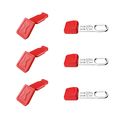 Product Image of 6 Piece KNIPEXTEND ColorCoded and TetheredTool Clips, Red