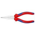 Product Image of 6-1/4" Long Nose Pliers w/ Comfort Grip, Flat Tips