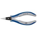 Product Image of 5-1/4" Electronics Pliers w/ Flat-Wide Tips, Cross-Hatched