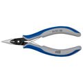 Product Image of 5-1/4" Electronics Pliers w/ Half-Round Tips, Cross-Hatched