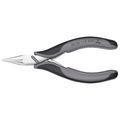 Product Image of 4-1/2" Electronics Pliers w/ Half-Round Tips, Multi-Component Grips, ESD Handles