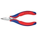Product Image of 4-1/2" Electronics Pliers w/ Round Tips and Multi-Component Grips, 45-Degree Angle