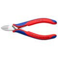 Product Image of 5-1/4" Electronics Diagonal Cutters, Round Head, Multi-Component Grips