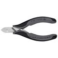 Product Image of 4-1/2" Electronics Diagonal Cutters, Round Head w/out Bevel, ESD Handles