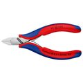 Product Image of 4-1/2" Electronics Diagonal Cutters, Pointed Head, w/ Multi-Component Grips