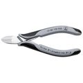 Product Image of 5-1/4" Electronics Diagonal Cutters, Round Head w/out Bevel, ESD Handles