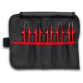 Product Image of 5 Piece Stainless Steel Insulated Tweezer Set w/ Tool Roll