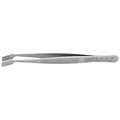 Product Image of 4" Premium Stainless Steel Gripping Tweezers, 30-Degree Angle