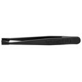 Product Image of 4-1/2" Plastic Gripping Tweezers w/ ESD Coating, Wide Blunt Tips