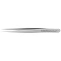 Product Image of 4-3/4" Premium Stainless Steel Gripping Tweezers, Needle-Point Tips