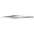 Product Image of 3-1/2" Premium Stainless Steel Gripping Tweezers, Needle-Point Tips