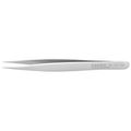 Product Image of 4-3/4" Stainless Steel Gripping Tweezers, Needle Point Tips