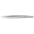 Product Image of 5" Stainless Steel Gripping Tweezers, Needle Point Tips