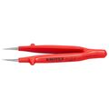 Product Image of 5-1/4" Stainless Steel Insulated Gripping Tweezers, Pointed Tips