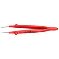 Product Image of 6" Stainless Steel Insulated Gripping Tweezers, Pointed Tips