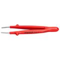 Product Image of 5-3/4" Stainless Steel Insulated Gripping Tweezers, Blunt Tips
