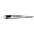 Product Image of 5-1/4" Premium Stainless Steel Gripping Tweezers w/ Replaceable Pointed Tips, Extra-Fine