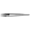 Product Image of 5-1/4" Premium Stainless Steel Gripping Tweezers w/ Replaceable Pointed Tips, Robust