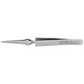 Product Image of 4-3/4" Premium Stainless Steel Gripping Tweezers, Replaceable Tips