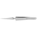 Product Image of 4-3/4" Premium Stainless Steel Gripping Cross-Over Tweezers, Needle-Point Tips