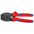 Product Image of 8-1/2" PreciForce Crimping Pliers for Non-Insulated Open Plug-Type Connectors, 2.8 and 4.8 mm